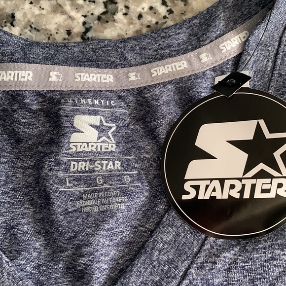 Starter womens Large V Neck T-shirt NEW - Picture 3 of 5